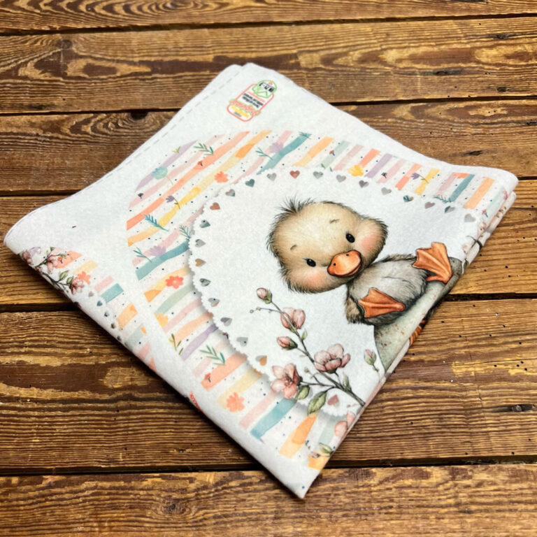 Pannolenci Morbidoso Deco Paperella Nell’Ovetto 50×45Cm