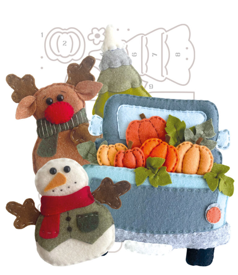 Cartamodello Stencil Amici In Pickup – Crste075