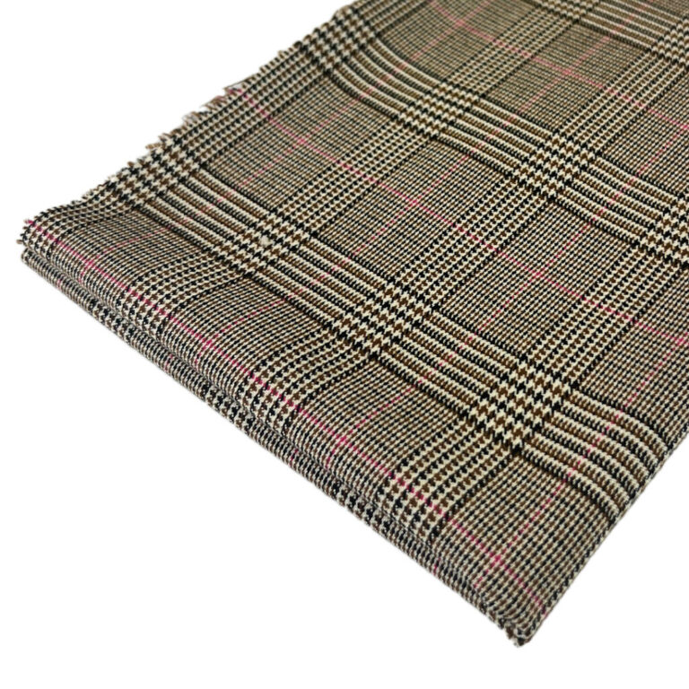 Tessuto Tartan In Trama Poliestere 50Cm X 70 Cm Circa – Crtes008