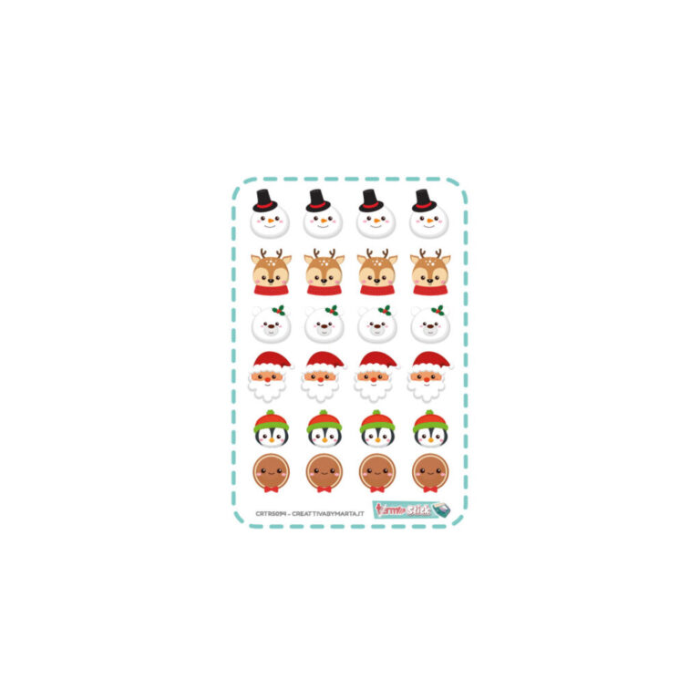Termostick Amici Di Natale – 24 Pz. 1,5Cm Circa