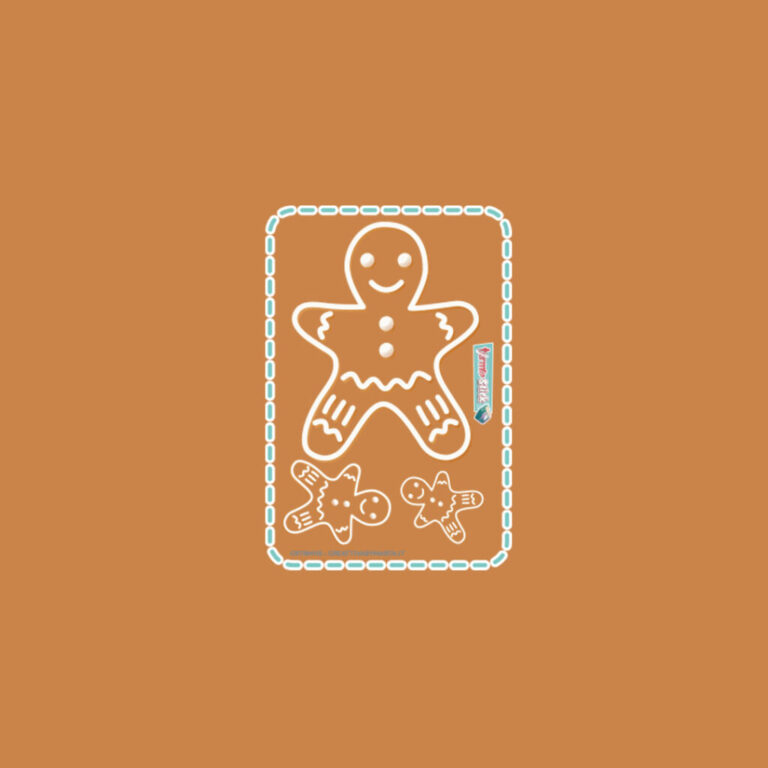 Termostick Effetto Glassa Gingerbread – 3 Set H3,5 H4Cm 8Cm Circa