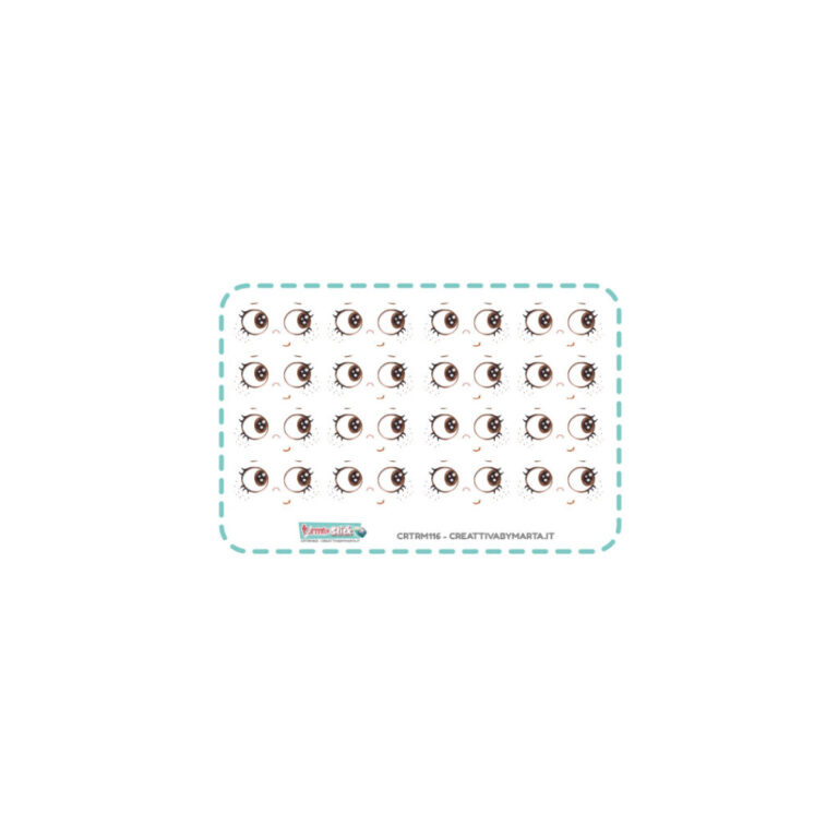 Termostick Viso Occhi Simpatici – 16 Set Larghi 3 Cm Circa