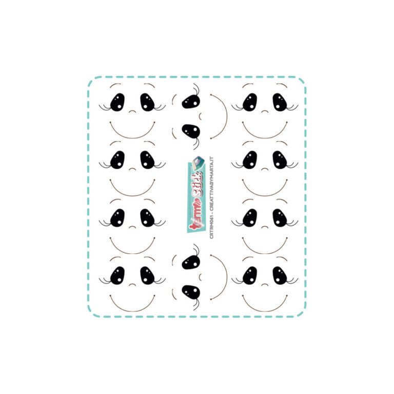 Termostick Bambola 6 Occhi Piccoli – 10 Set Larghi 2,9 Cm – Crtrs061