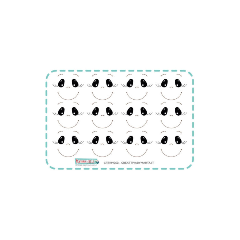 Termostick Bambola 6 Occhi Mini – 12 Set Larghi 2,1 Cm – Crtrs062