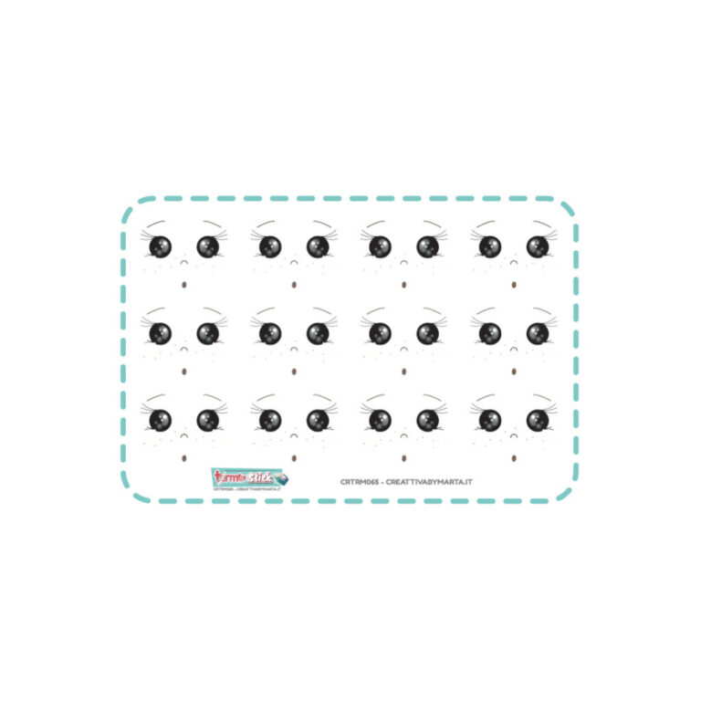 Termostick Bambola 7 Occhi Mini – 12 Set Larghi 2,4 Cm – Crtrs065