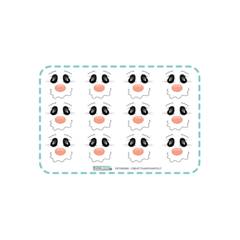 Termostick Bambola 8 Occhi Mini – 12 Set Larghi 2,3 Cm – Crtrs068