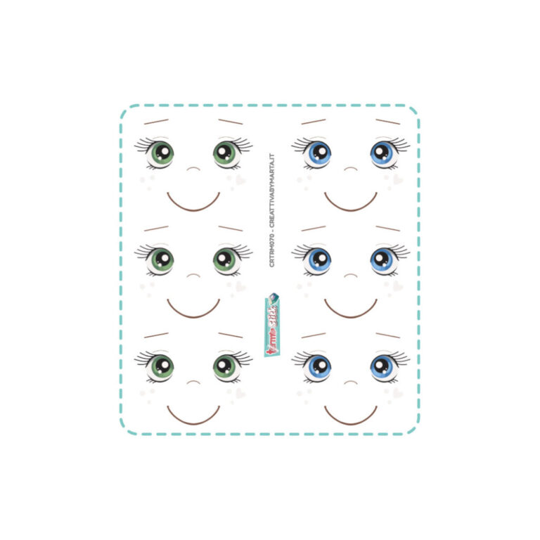 Termostick Bambola 9 Occhi Piccoli – 6 Set Larghi 4,6 Cm – Crtrs070