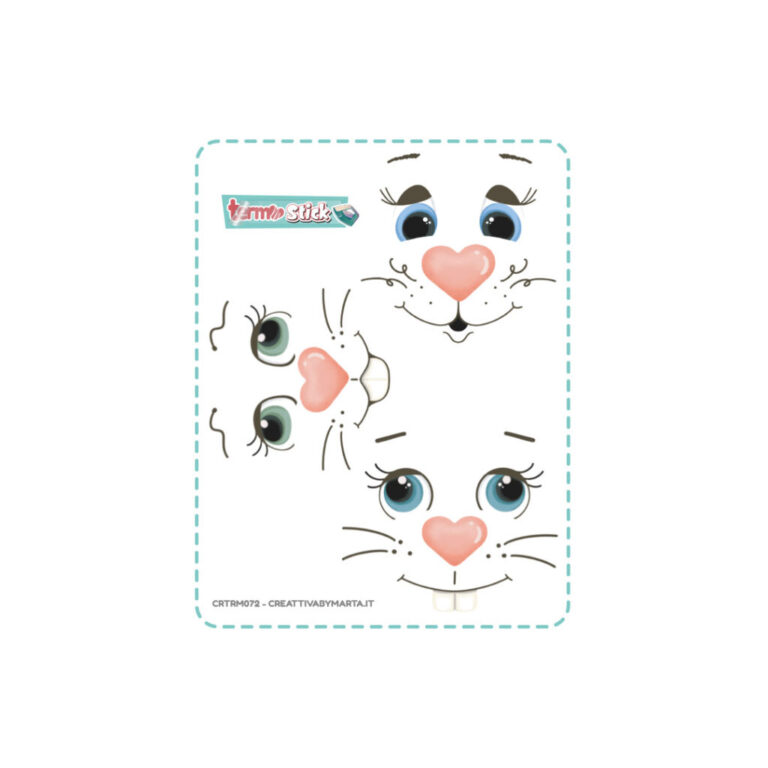 Termostick Coniglio Medi – 3 Set Diversi Larghi 6 Cm – Crtrs072