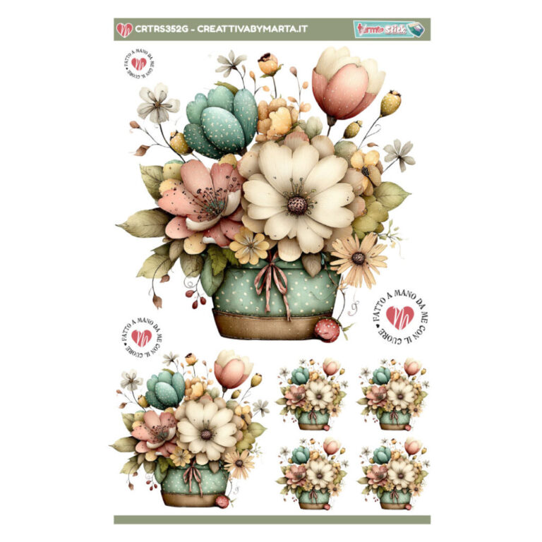 Termostick Cestino Di Fiori Diverse Misure