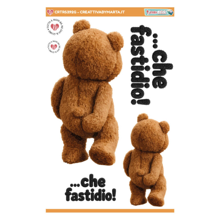 TERMOSTICK ORSETTO PELUCHES CHE FASTIDIO - CRTRS392