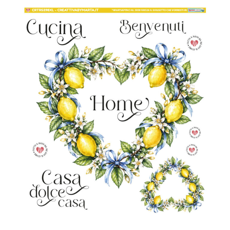 Termostick  Ghirlanda Limoni Cuore – Crtrs398