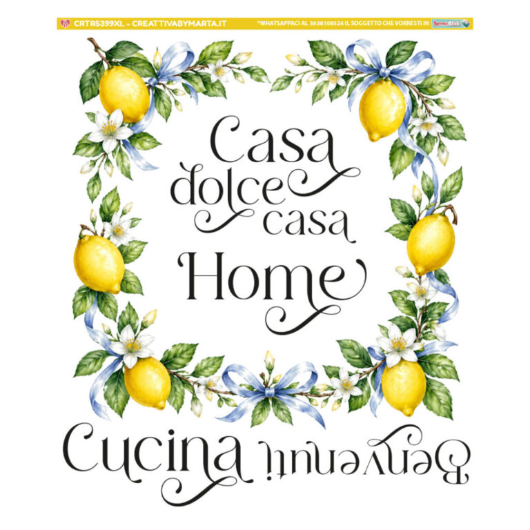 Termostick  Cornice Quadra Limoni Cuore – Crtrs399