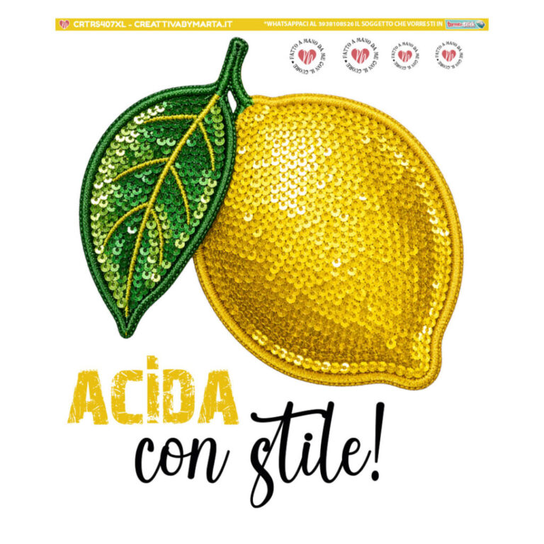 Termostick Limone Pailettes Acida Con Stile – Crtrs407