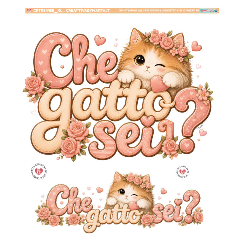 Termostick Che Gatto Sei? Scritta – Crtrs445B