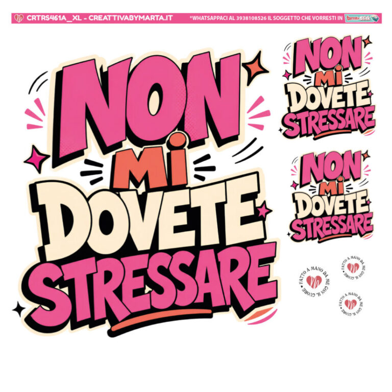 Termostick Non Mi Dovete Stressare Color – Crtrs461A