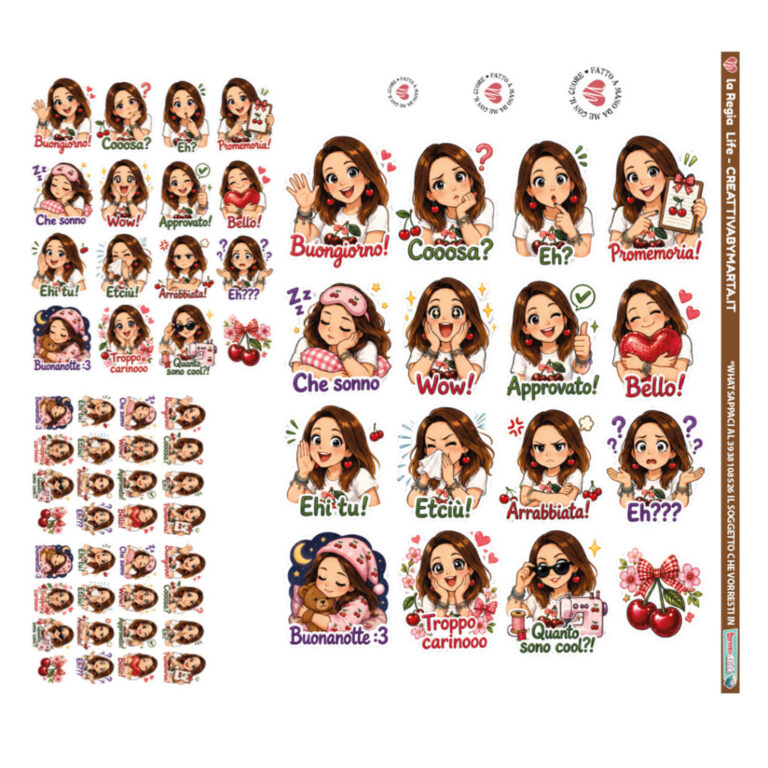 TERMOSTICK SOLO PER TE MINIME’ STICKERS EMOJI – CRTRSP4