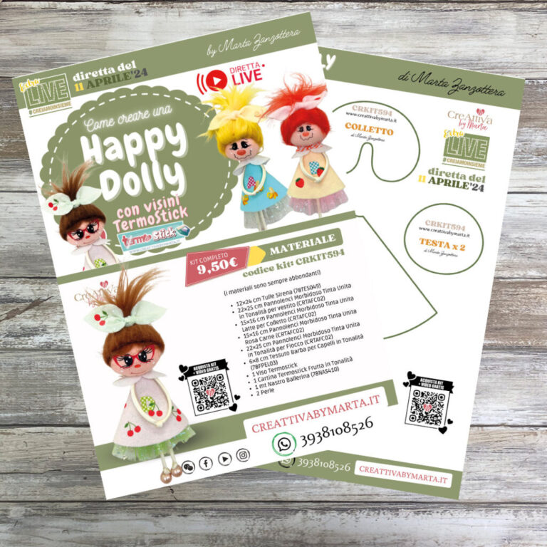 Cartamodello Extralive249 Hallo Dolly – Ext00249