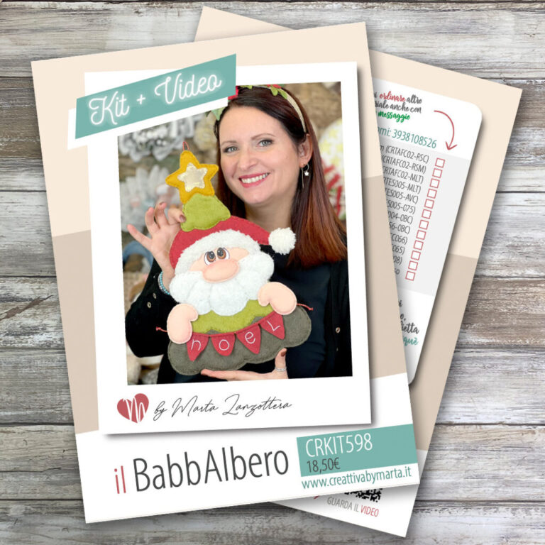 CARTAMODELLO PDF A3 “BABBO ALBERO” (solo download) - PDF00598