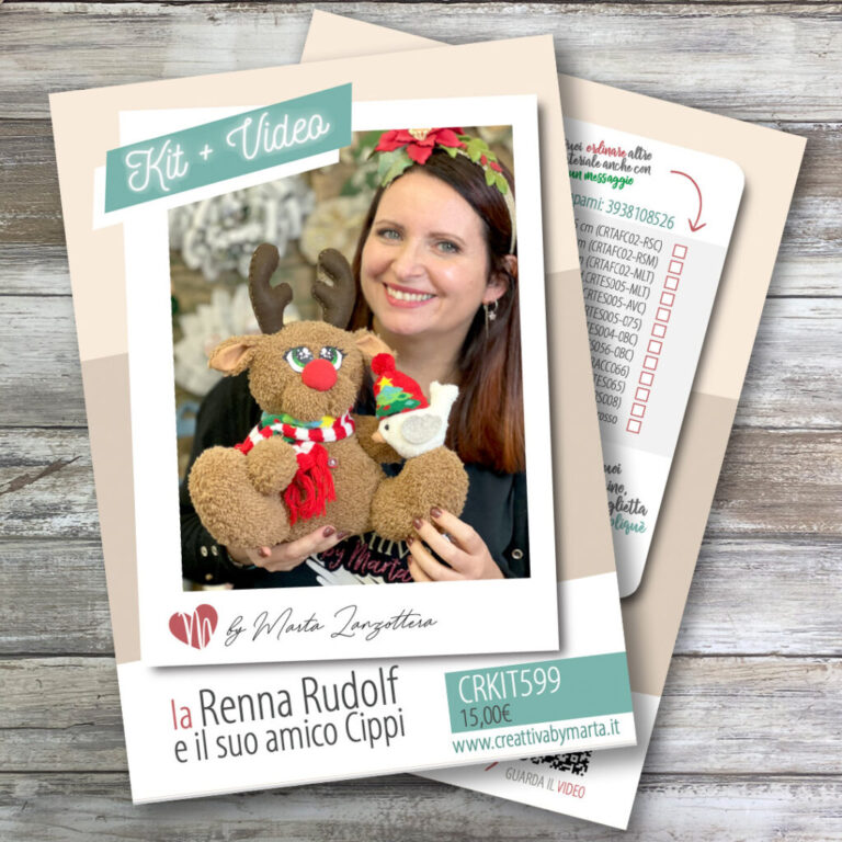 CARTAMODELLO PDF A3 “RENNA RUDOLF & CIPPI” (solo download) - PDF00599