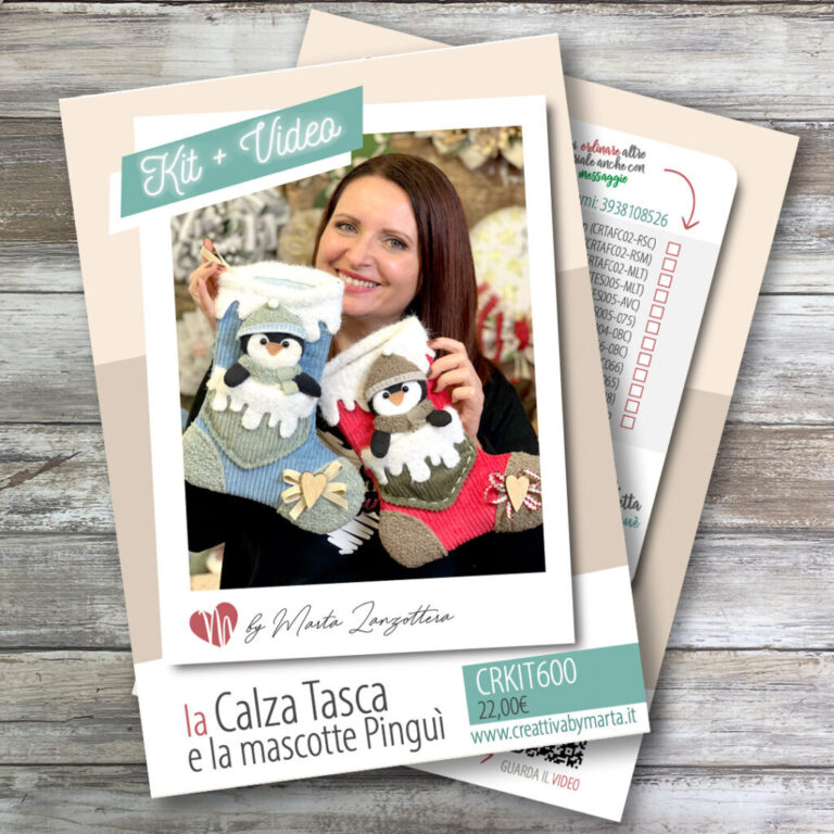 CARTAMODELLO PDF A3 “CALZA TASCA & PINGUÌ” (solo download) - PDF00600