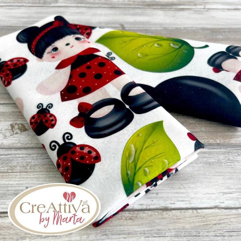 Pannolenci Morbidoso 1Mm 45X50Cm Stregabox Le Dolly Ladybug – Crpms02500