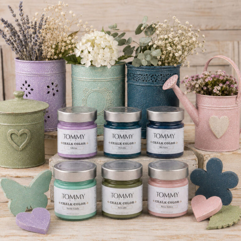 Set Vintage Chalk 6 Barattoli Da 80 Ml Tommy Art – Setchalk1