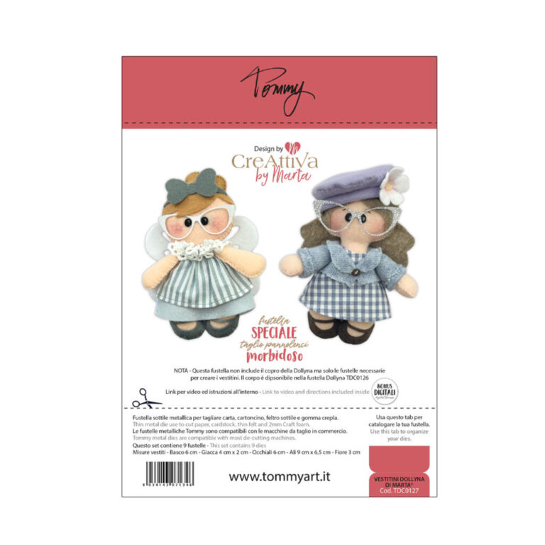 FUSTELLA VESTITINI DELLA DOLLYNA DI MARTA & TOMMY